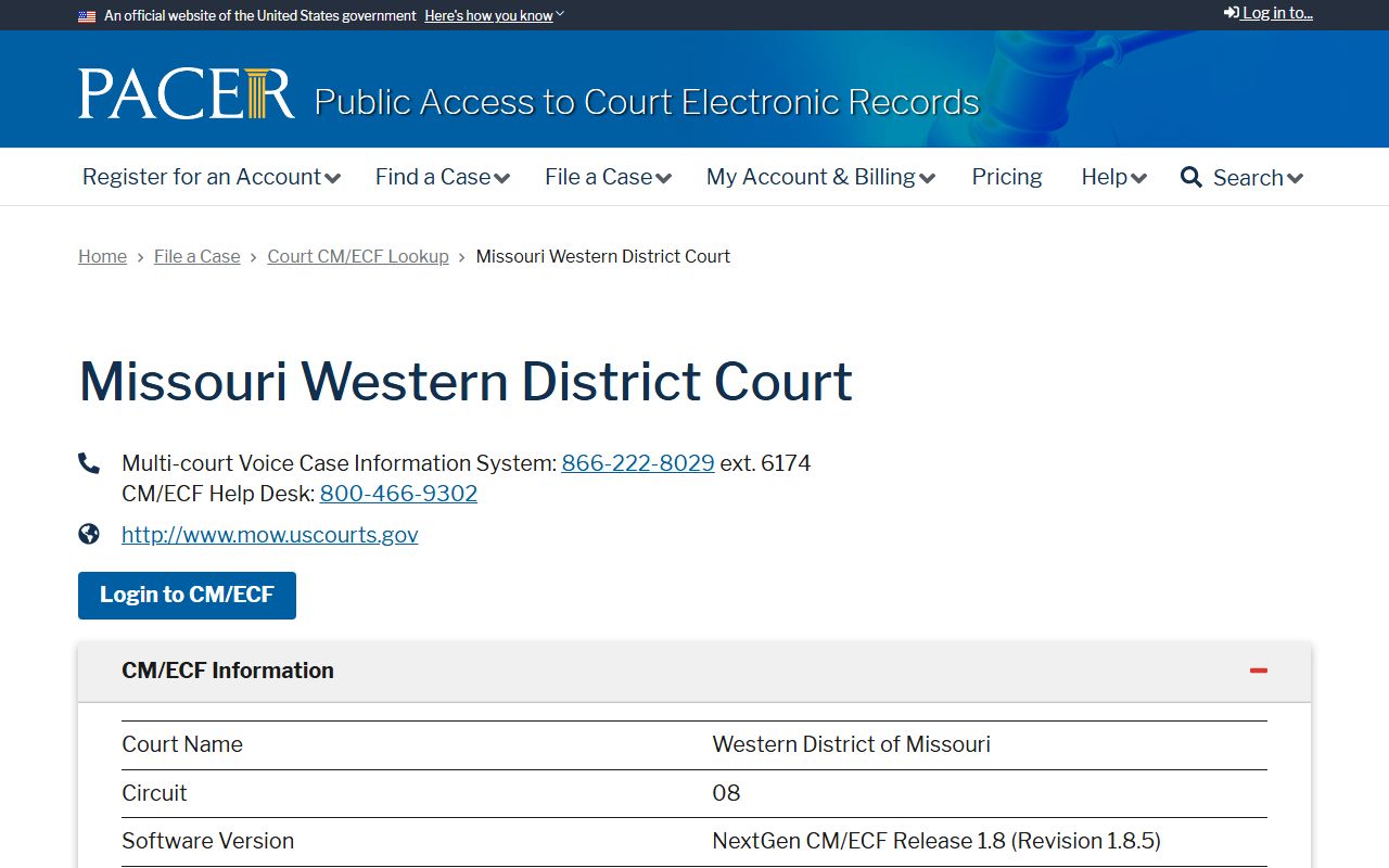 Livingston County Circuit Court records PACER federal lookup distinction