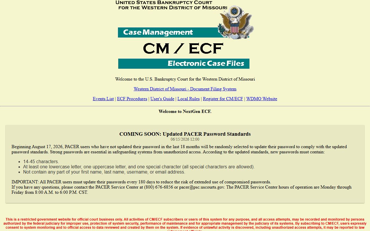 Livingston County Circuit Court records federal bankruptcy CM ECF login distinction