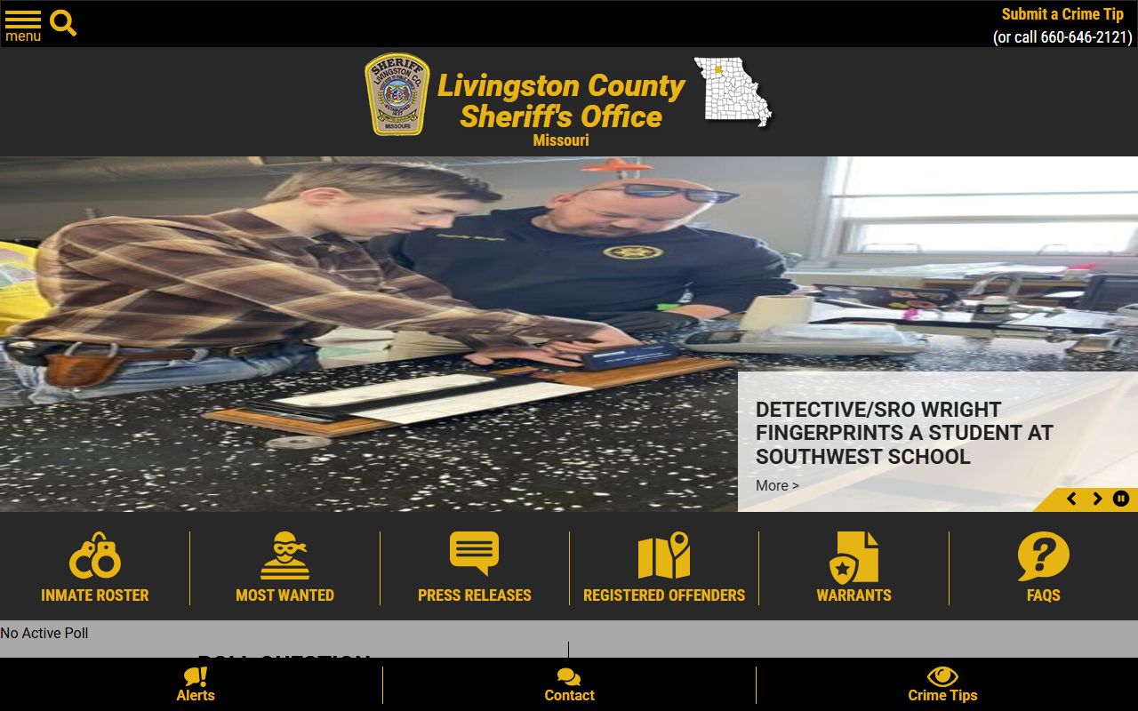 Livingston County court records sheriff homepage